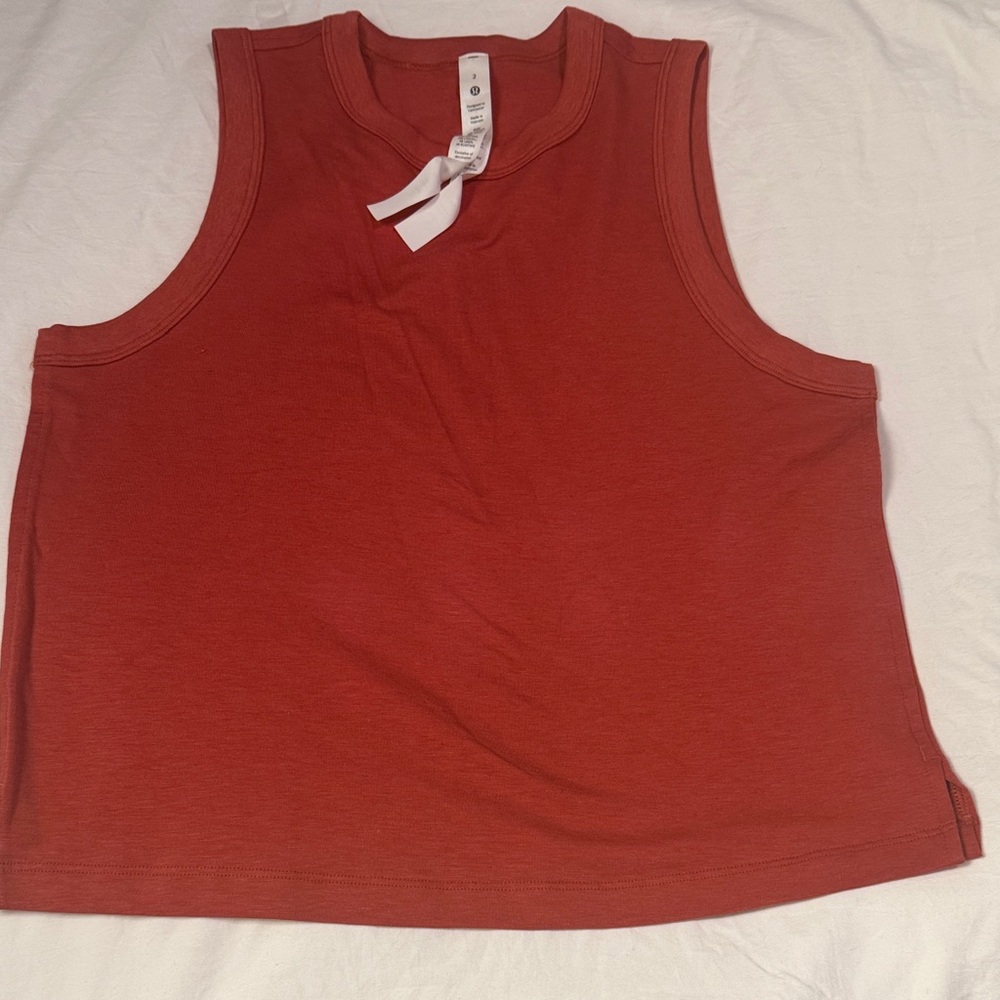 lululemon athletica Red Muscle Tee